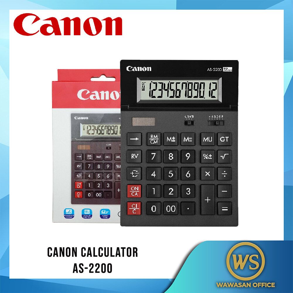 Calculator Canon AS2200_3