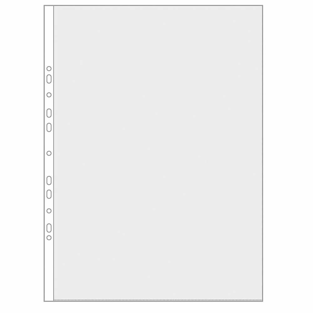 Folie protectie pentru documente A3 portret, 90 microni, 25/set, Optima - transparent_1