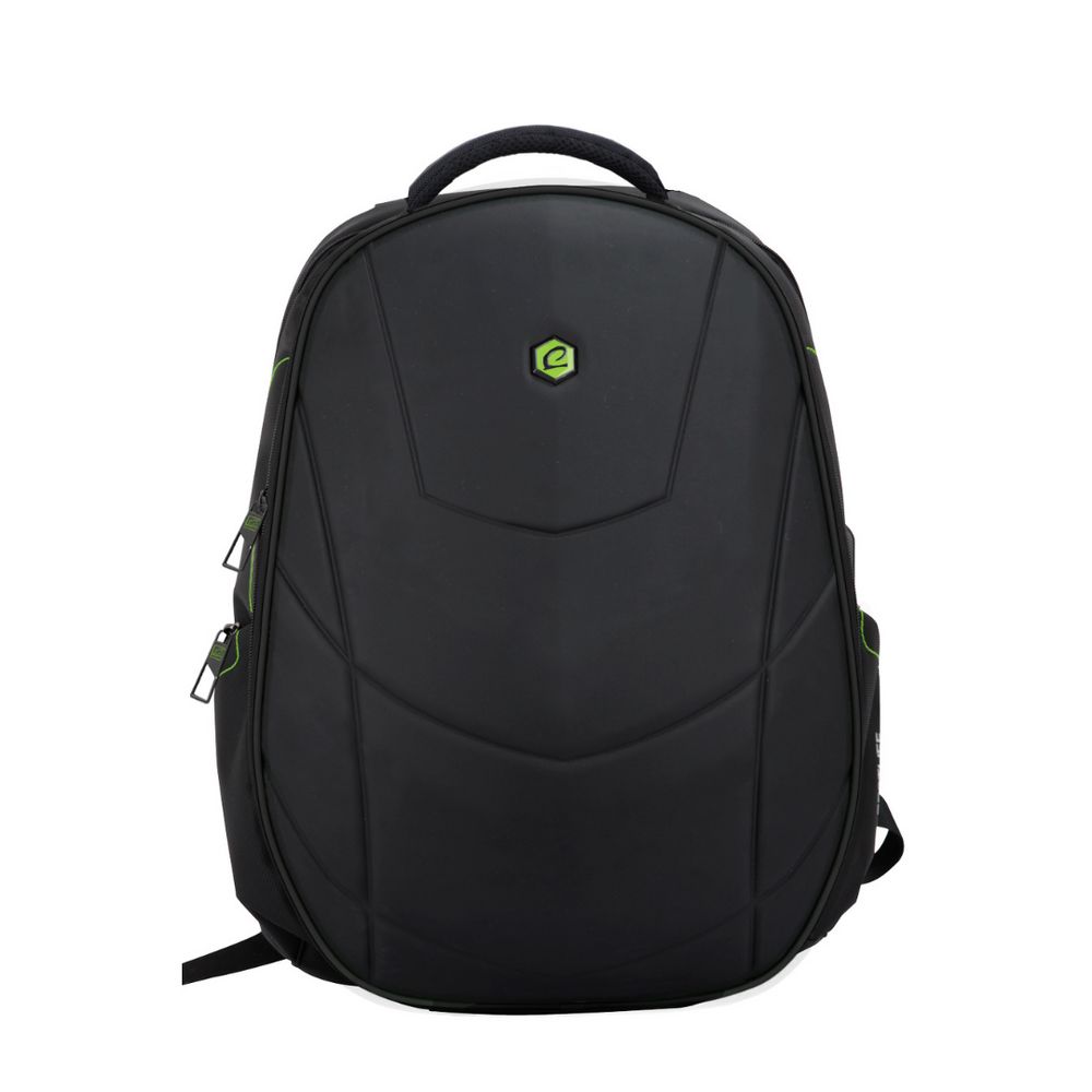 Rucsac BESTLIFE Gaming Assailant, 50x32x23cm, compartiment laptop 17 inch anti-vibratie, negru/verde_1