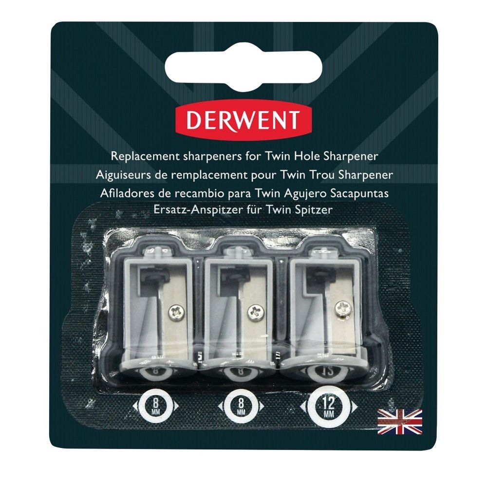 Rezerva ascutitoare electrica DERWENT Professional, pentru 2302332, 3 buc/ set, gri_1