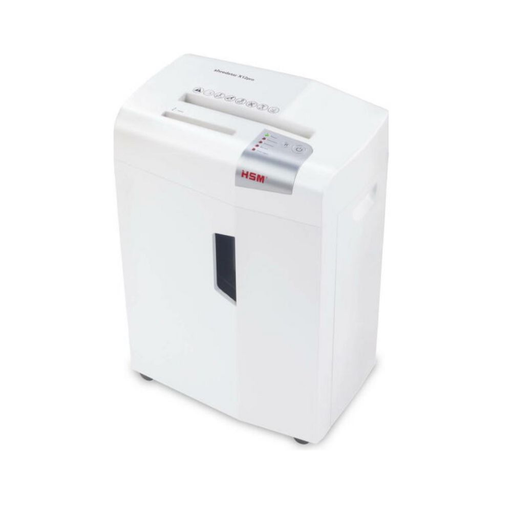 Distrugator documente HSM ShredStar X12 PRO - 12 coli - cross cut (2 x 15mm) - nivel securitate 5_1