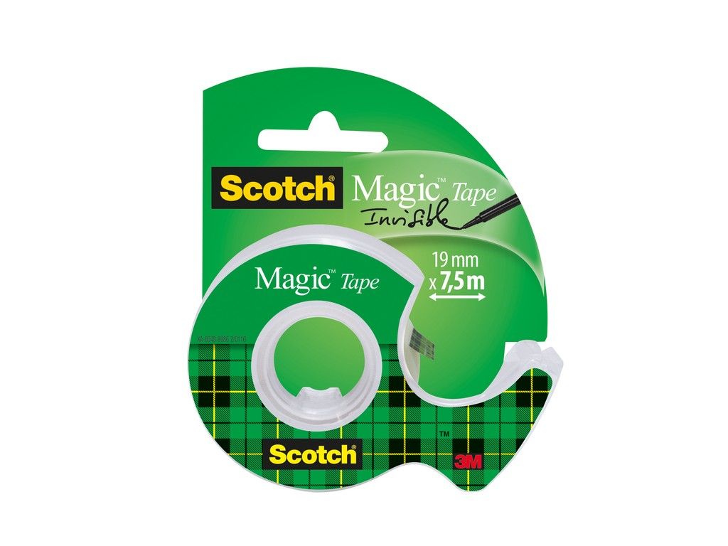 Bandă adezivă Scotch® Magic™ cu dispenser_1